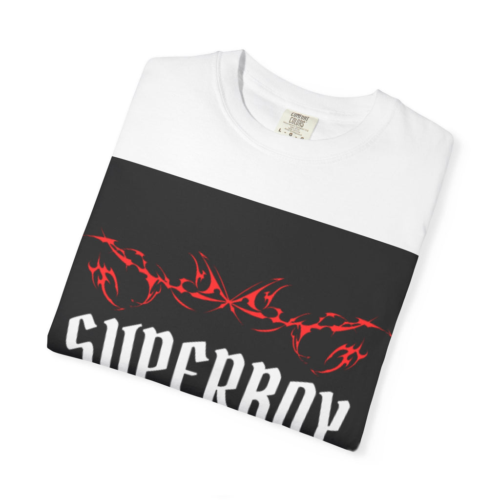 Superboy Est. 2024 Graphic Tee — Retro Gothic Flame Design