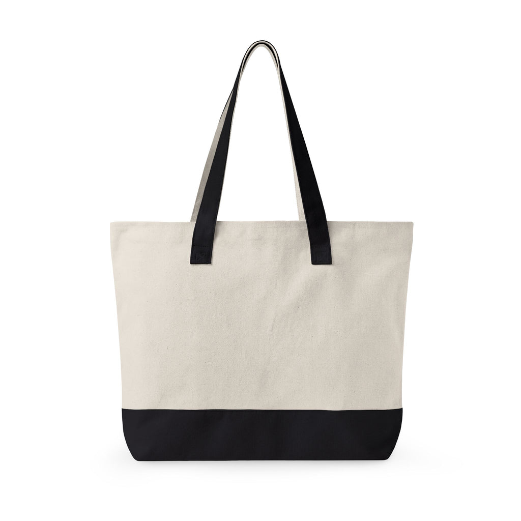 God Is My Rock Zippered Canvas Tote — Faith-Based Everyday Carry Bag