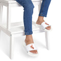 Youth Floral Cherub Slide Sandals