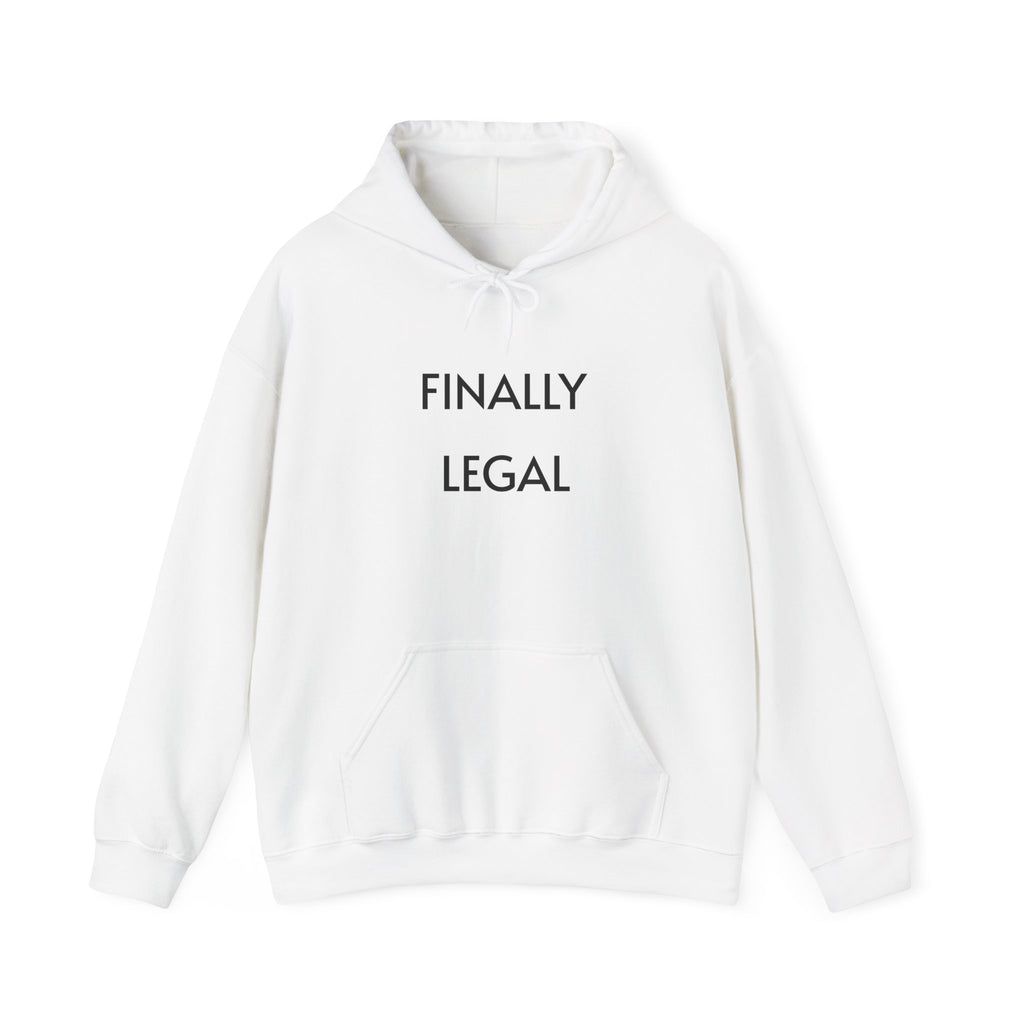 Finally Legal Hoodie – 21st Birthday Sweatshirt