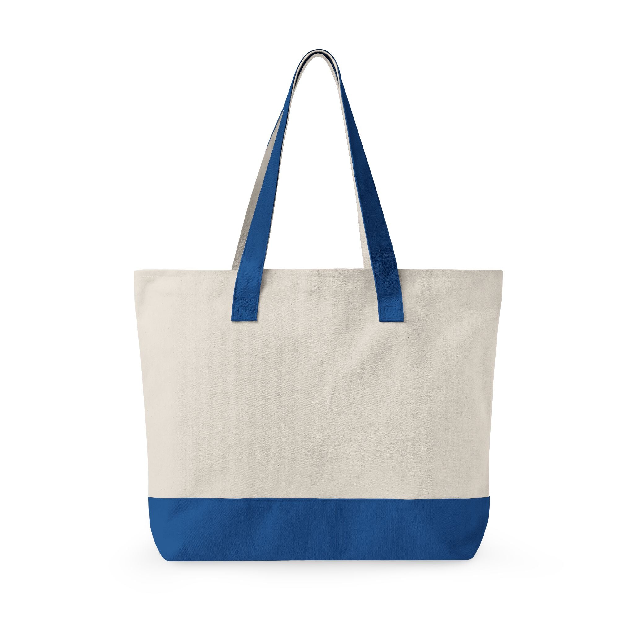 God Is My Rock Zippered Canvas Tote — Faith-Based Everyday Carry Bag
