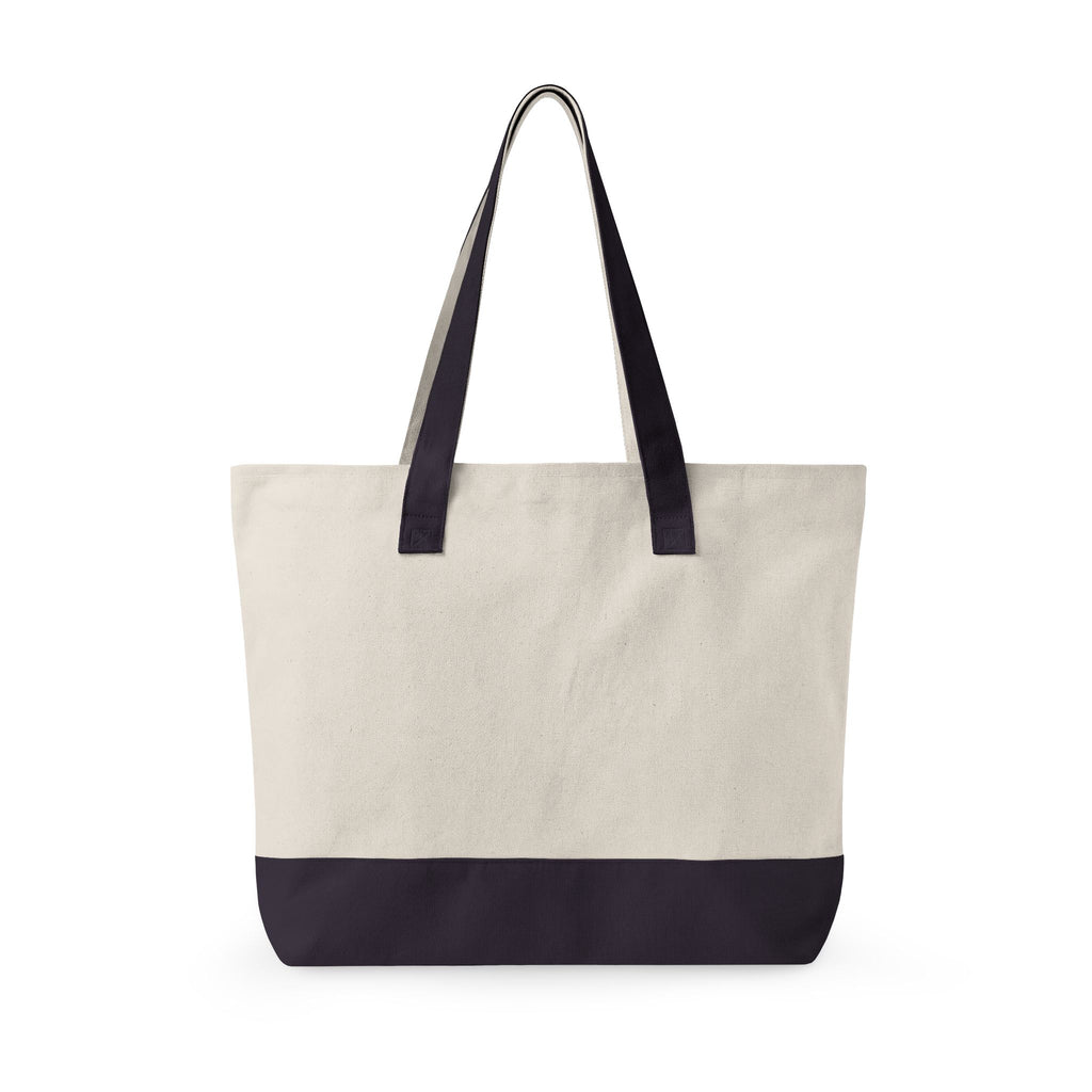 God Is My Rock Zippered Canvas Tote — Faith-Based Everyday Carry Bag