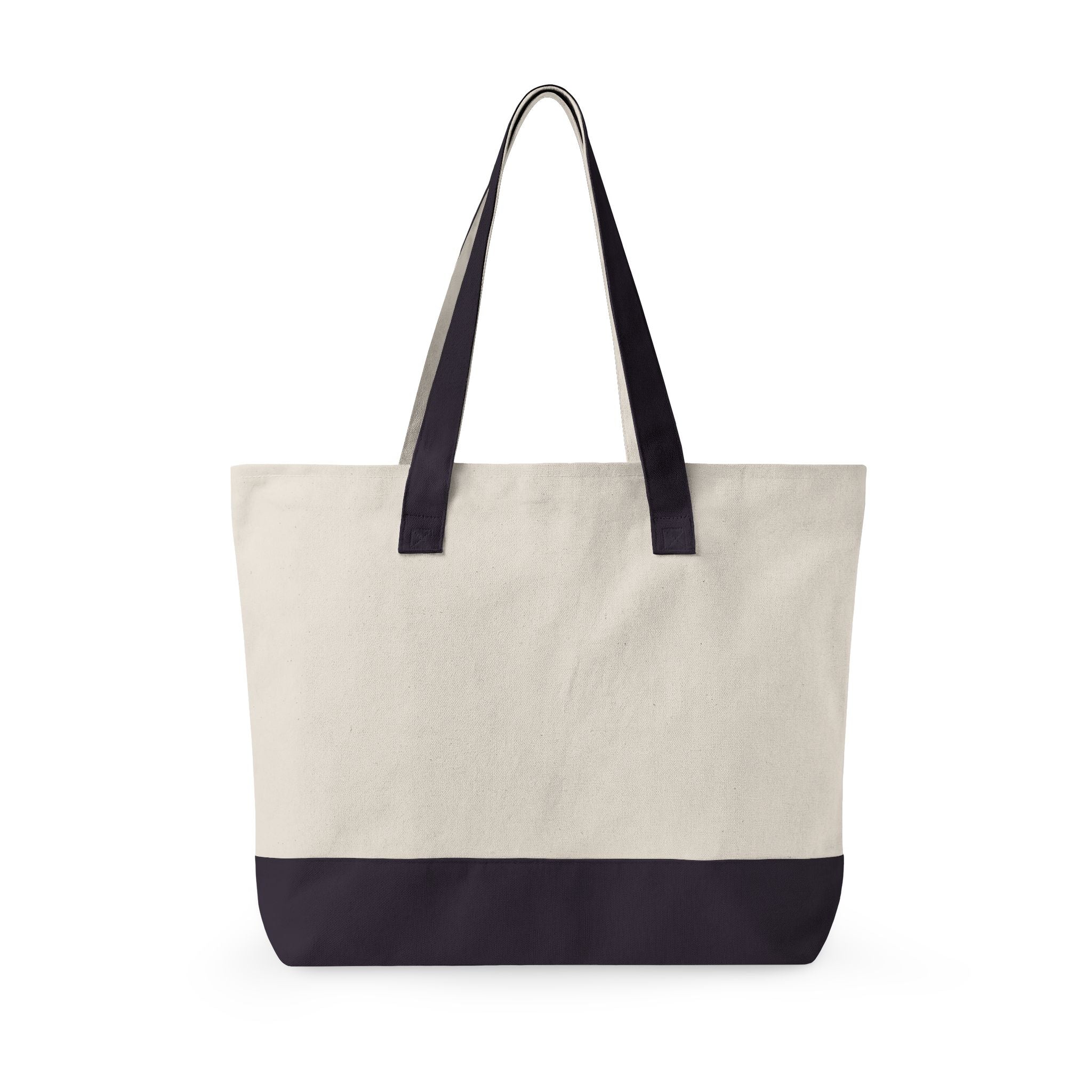 God Is My Rock Zippered Canvas Tote — Faith-Based Everyday Carry Bag