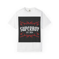 Superboy Est. 2024 Graphic Tee — Retro Gothic Flame Design