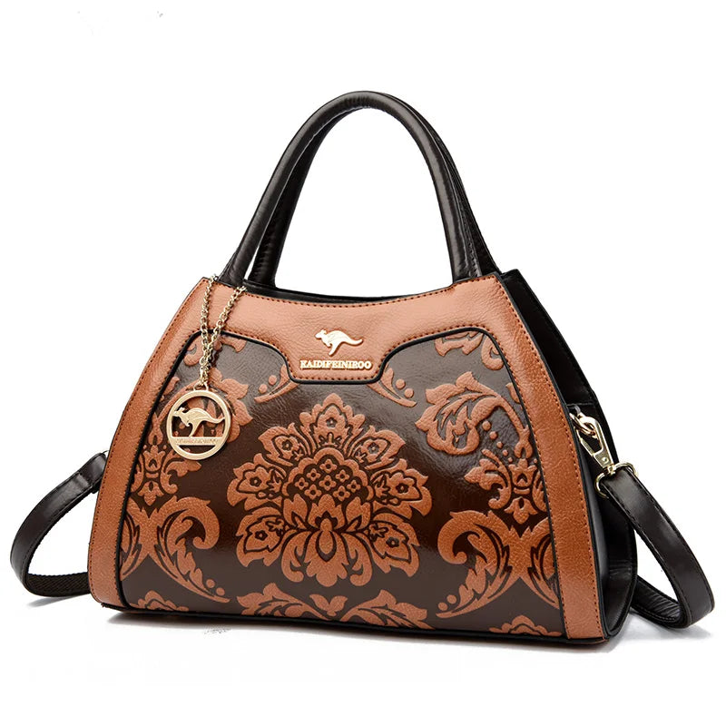 New Women Bag Luxury Designer Cowhide Handbags for Women Famous Brands Crossbody Bag for Women Leather Shoulder Bags Sac a Main