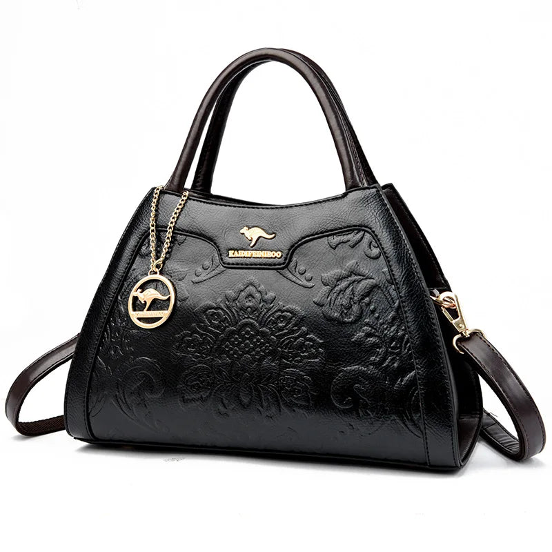 New Women Bag Luxury Designer Cowhide Handbags for Women Famous Brands Crossbody Bag for Women Leather Shoulder Bags Sac a Main
