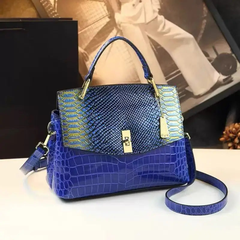 Luxury Designer Brand New High Quality Leather Handbags for Women Fashion Trend 가방 Crocodile Print Crossbody Bag сумка Hot Sale
