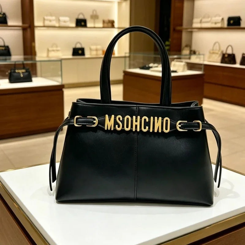 Luxury Designer Leather Shoulder Bag For Women Elegant Crossbody Handbags Ladies Tote Purse Classic Fashionable Brand