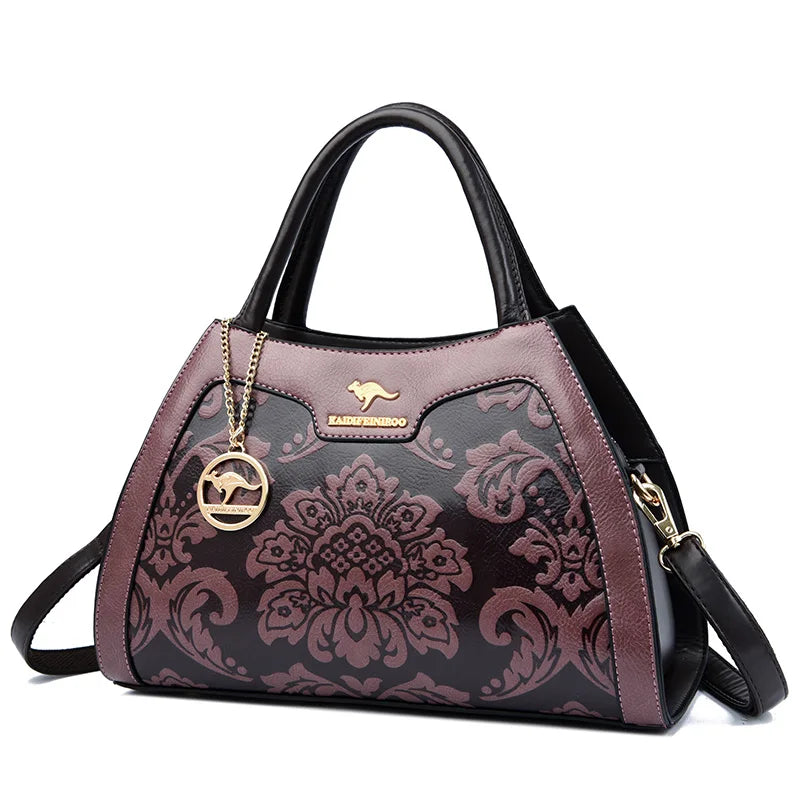 New Women Bag Luxury Designer Cowhide Handbags for Women Famous Brands Crossbody Bag for Women Leather Shoulder Bags Sac a Main
