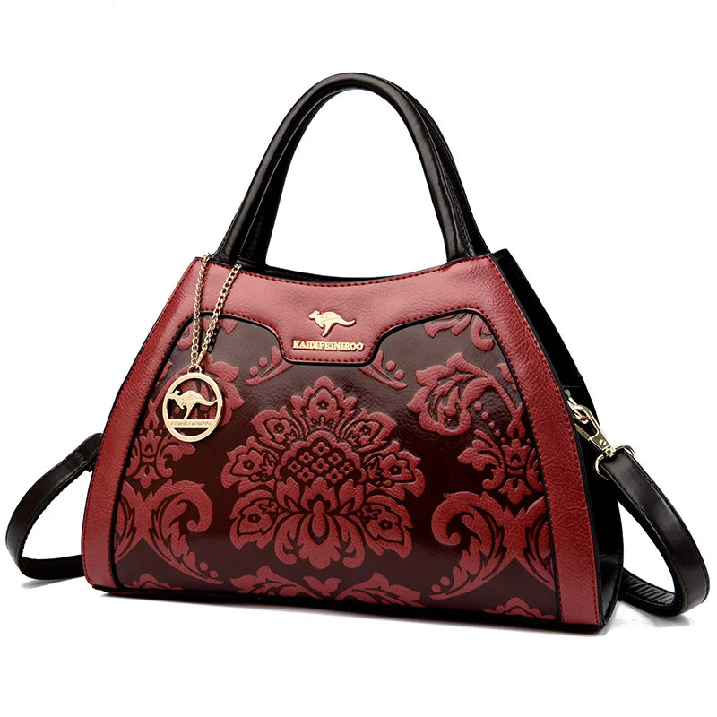 New Women Bag Luxury Designer Cowhide Handbags for Women Famous Brands Crossbody Bag for Women Leather Shoulder Bags Sac a Main