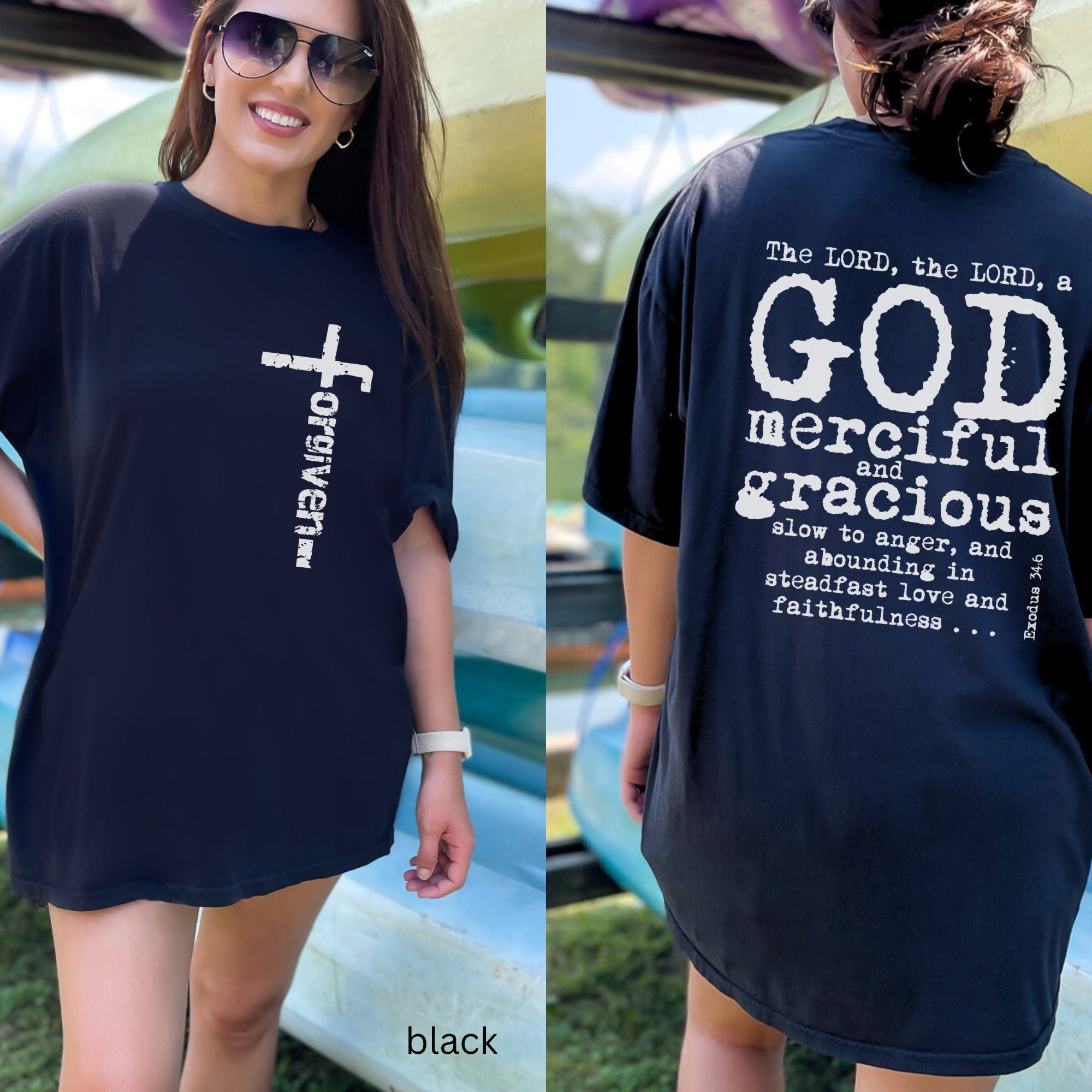 Christian Comfort Color Cross T-Shirt