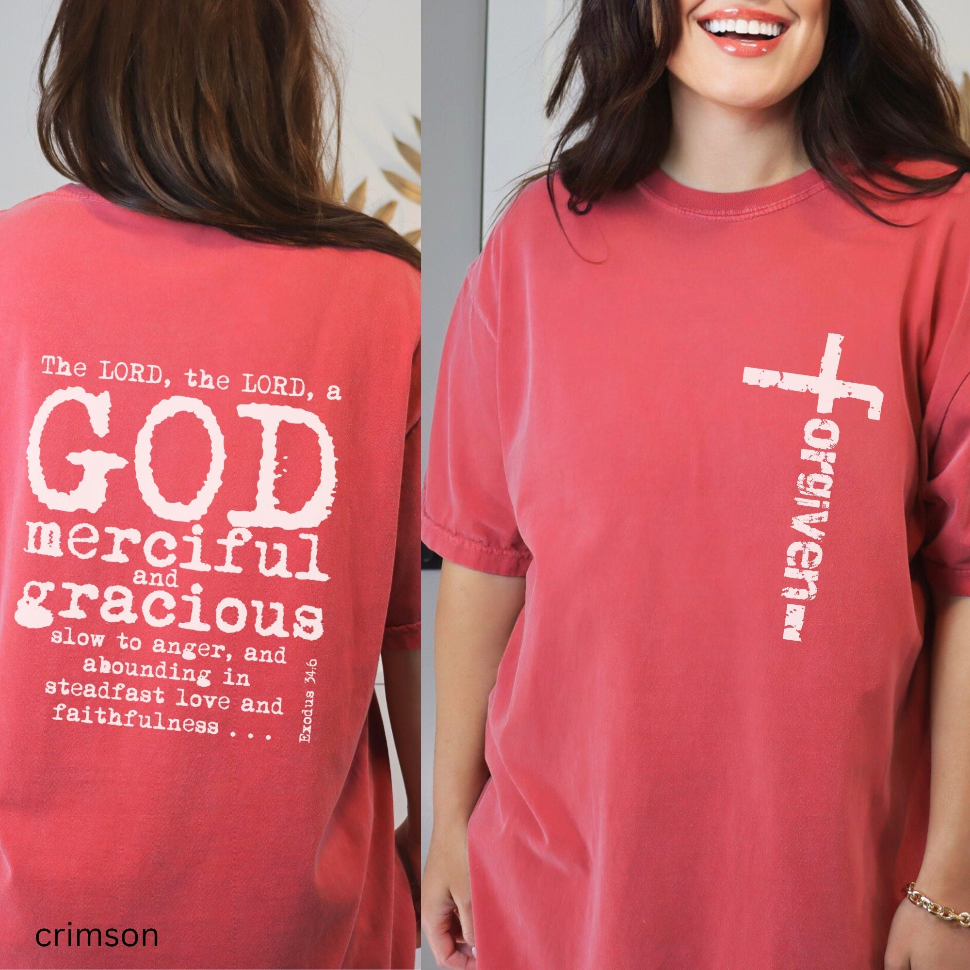 Christian Comfort Color Cross T-Shirt