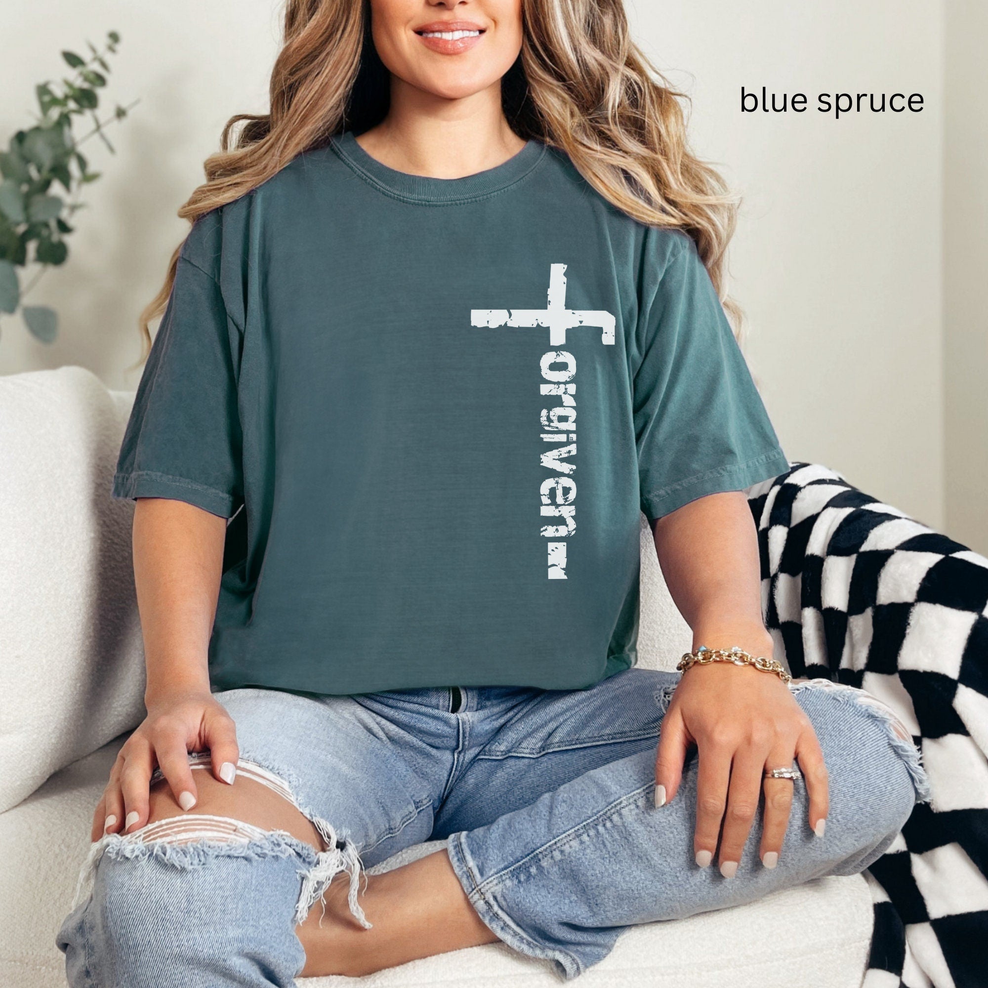 Christian Comfort Color Cross T-Shirt