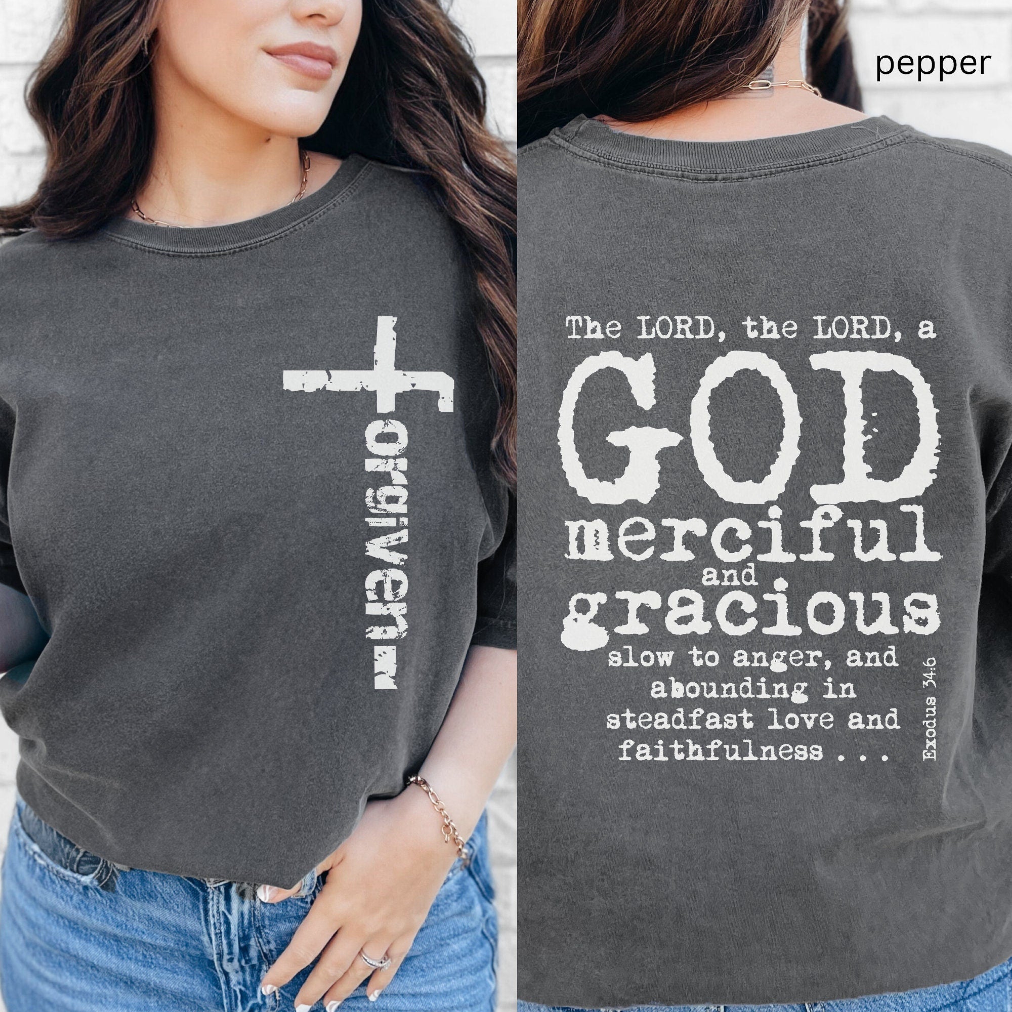 Christian Comfort Color Cross T-Shirt