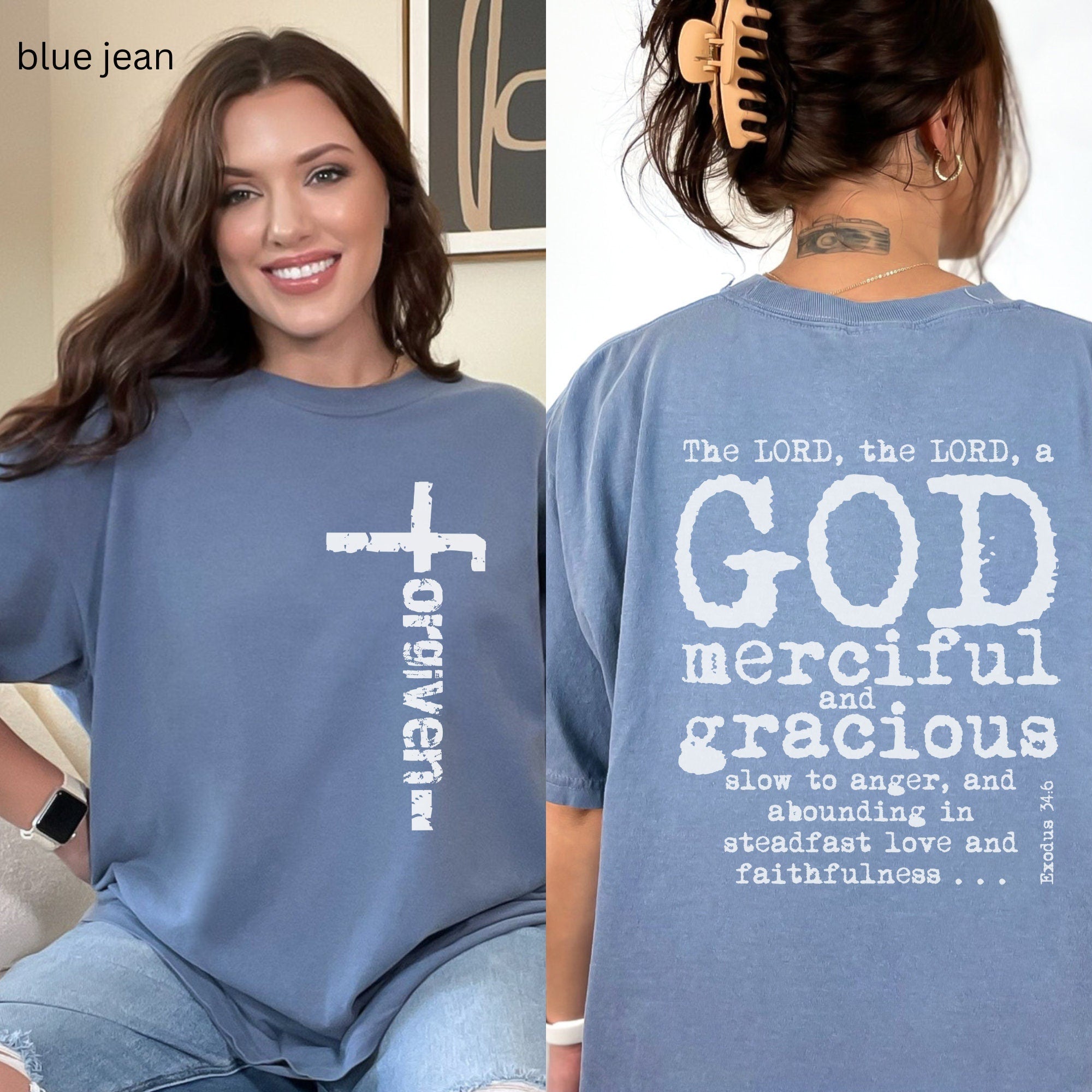 Christian Comfort Color Cross T-Shirt