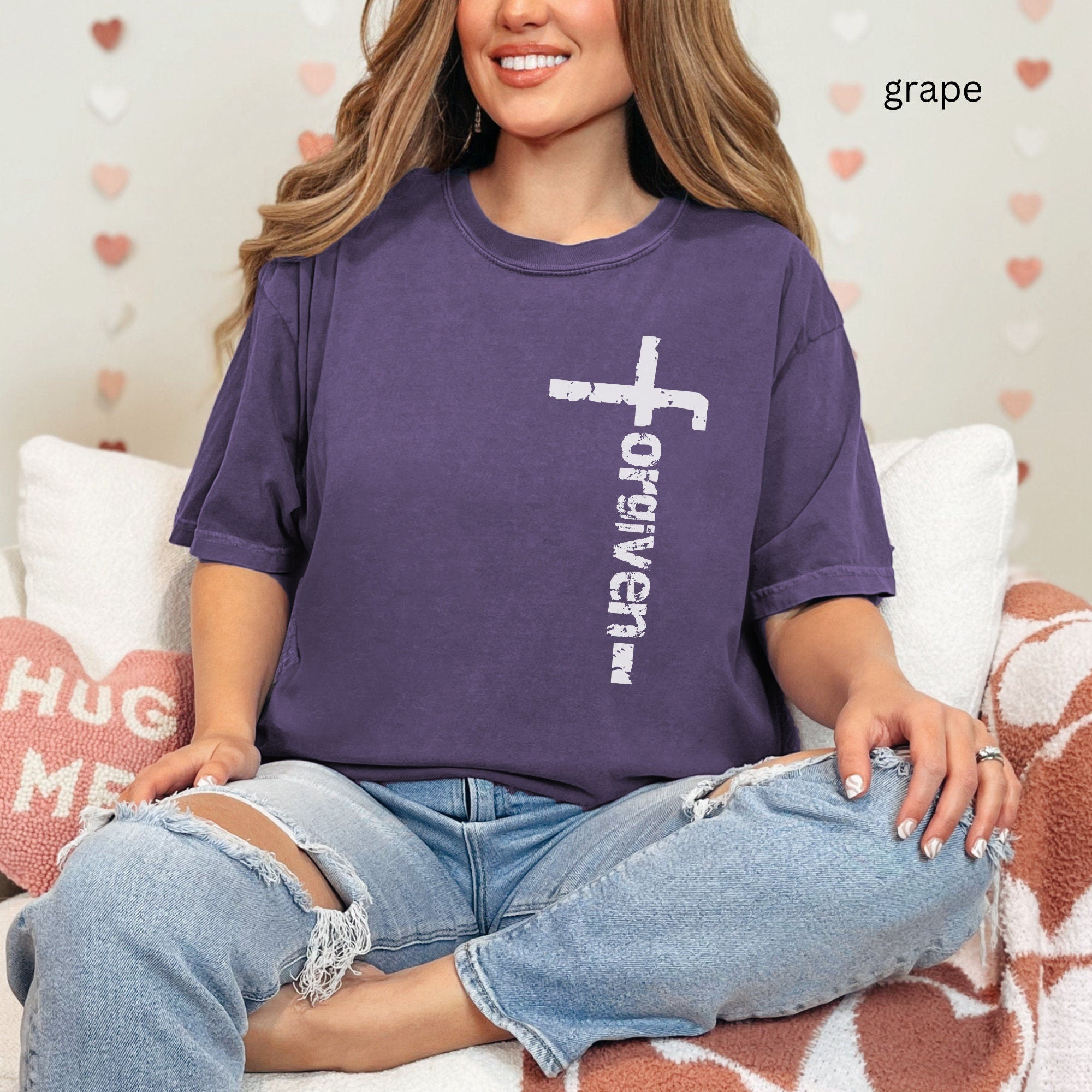 Christian Comfort Color Cross T-Shirt