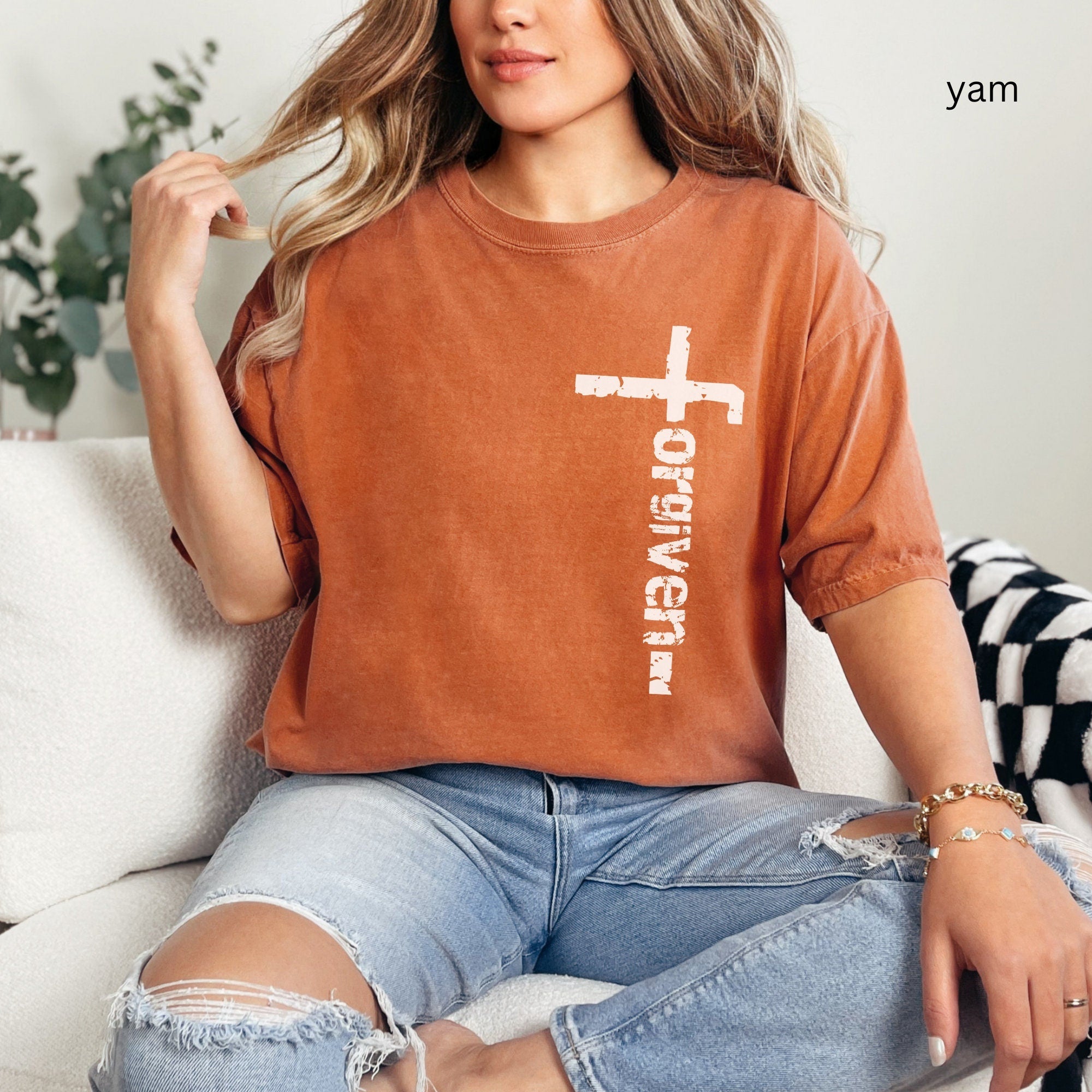 Christian Comfort Color Cross T-Shirt